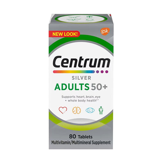 Centrum Silver Adults 50+, 80 Ct